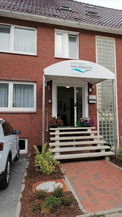 Hotel Pension Norddeich Bagian luar foto
